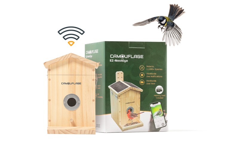 Camouflage EZ-Nest Eye Smart Bird Box Camera