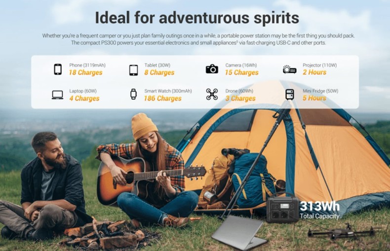 EZVIZ PS300 Portable Power Station