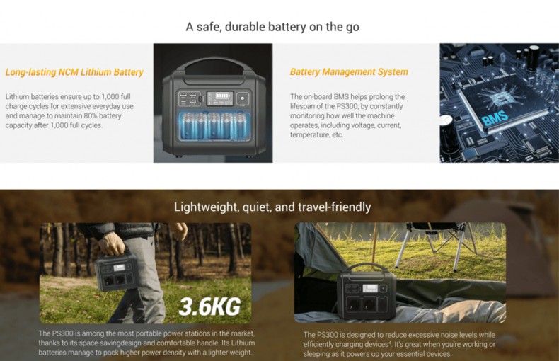 EZVIZ PS300 Portable Power Station