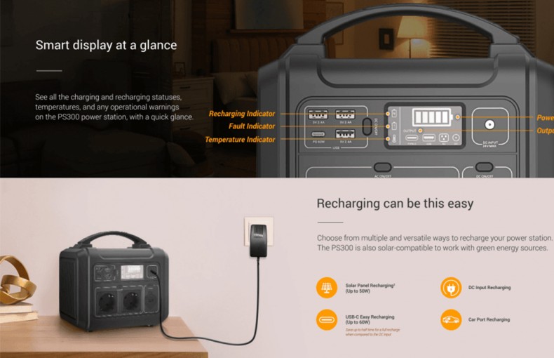 EZVIZ PS300 Portable Power Station